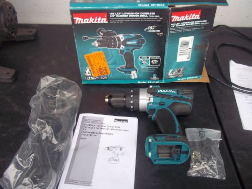 Makita - 18V LXT Lithium-Ion Cordless 1/2&#034; Hammer Driver Drill - Model XPH03Z