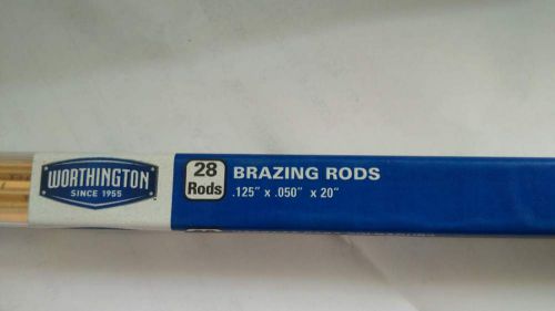 Worthington brazing rods 331746 5% silver bcup-3 aws-a5.8 lot of 28 rods for sale