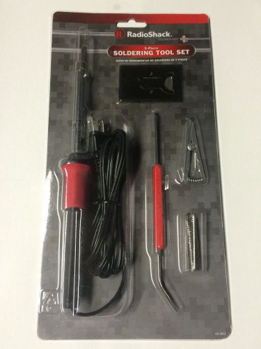 RadioShack 5-Piece 30W Soldering Tool Set 640-2802 New In Package