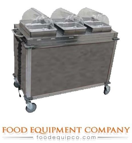 Cadco CBC-HC-L3 Mobile Hot/Cold Buffet Cart 49&#034; H x 55.5&#034; W x 28.75&#034; D...