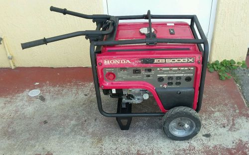 Honda 5000 watt eb 5000x portable generator 13hp  honda engine for sale