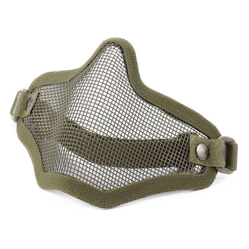 Iron Face Carbon Steel &#034;Striker&#034; Metal Mesh Lower Half Mask Camouflage