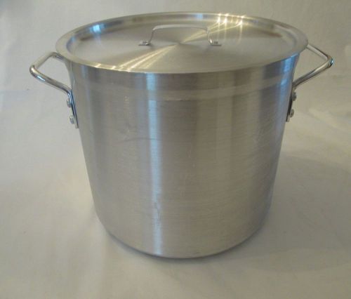 20 QT ALUMINUM STOCK POT W/LID COMMERCIAL GRADE - NSF LISTED