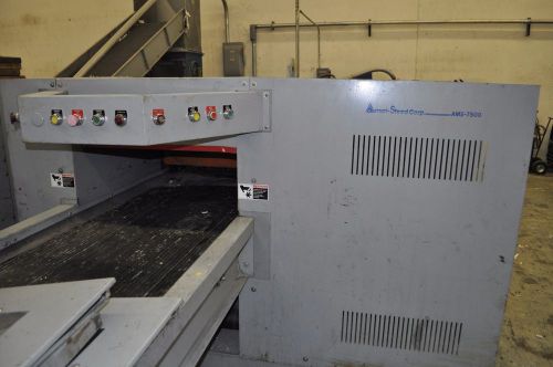 Ameri-Shred AMS 7500 industrial 75HP PAPER SHREDDER &amp; input output CONVEYOR