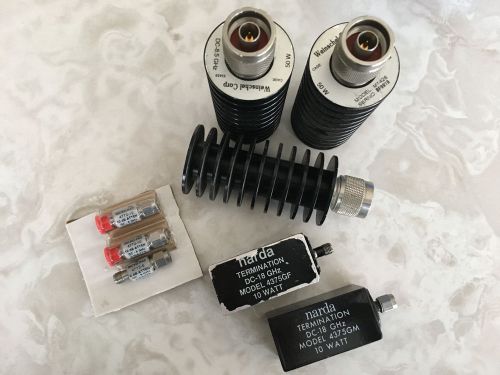 3 attenuators and  5 terminators (Wienschel/Narda)