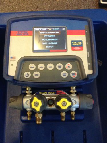 Yellow Jacket 40815  Refrigeration System Analyzer with TITAN 4-Valve Manifold