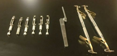 9 ASSORTED DENTAL INSTRUMENTS DENTAL MATRIX &amp; AMALGAM CARRIERS