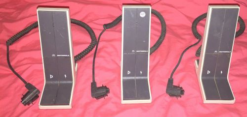 SET OF 3 ASSORTED  MOTOROLA ASTRO SPECTRA HMN1050 DESKTOP MICS