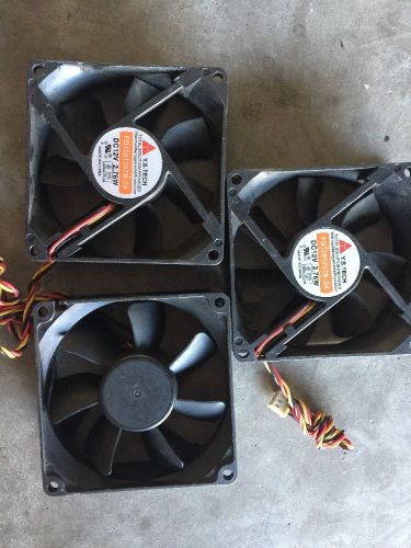 Lot Of 3. Y.S Tech FD1281257B DC Brushless Fan