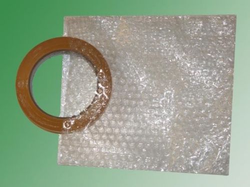 50 - 17&#034; x 17&#034; Clear Flush Cut Bubble Pouches - SHIPS FREE!