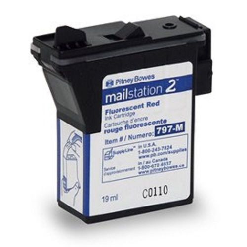 Red Ink Cartridge for Pitney Bowes mailstation2™ OEM Original