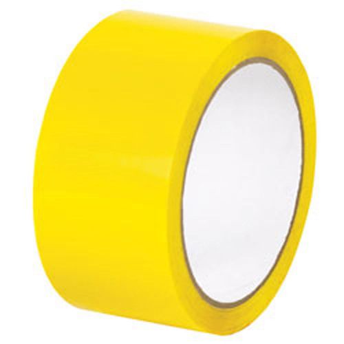 ( 6 roll ) yellow colored packing tapes 2&#034; x 1000 yards 2 mil 6 rolls for sale