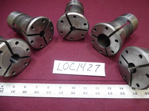 LOT OF 5 FLEX-E-ON COLLETS TOOL MAKER LOC1427