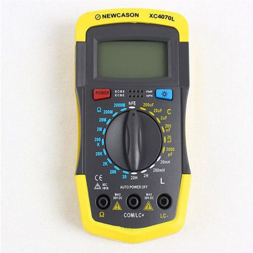 NEWCASON XC4070L 2.1&#034; LCD 3 1/2 Digital LCR Multimeter Technicians Service Man