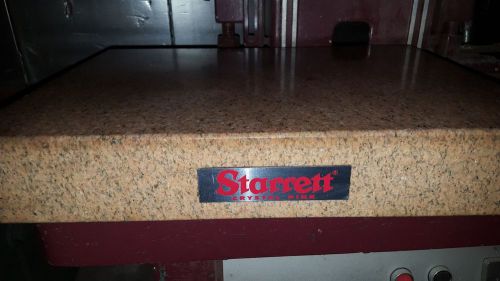 Starrett Pink Granite Surface Plate For Sale