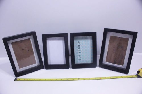 4 Piece Black Picture Frame Set