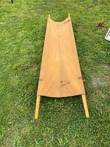 Vtg WW1 Gurney Emergency GoldMedal Folding Furniture Wood Medical Stretcher Cot