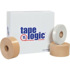 1&#034; x 500&#039; Kraft Tape Logic® Non Reinforced Water Activated Tape - 60 Pieces