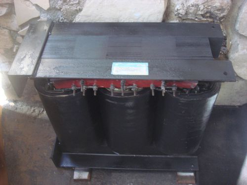 75 kva transformer, 440/460/480 vrms l-l delta,3ph, 50/60hz, 93/162 vrms@267arms for sale