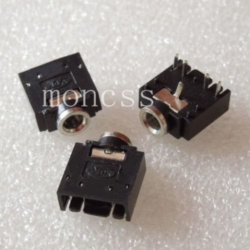 100pcs 5Pin 3.5mm Stereo Socket Headphones Jack PCB Mount Connectors 3F07