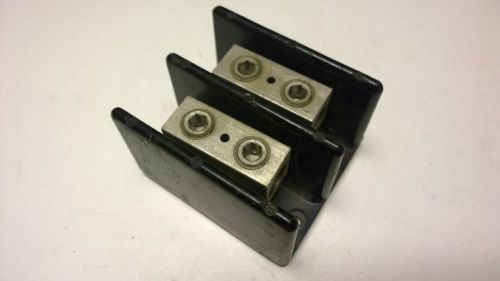 300mcm 2 Pole Terminal Block Lug Connector 600v 5/8&#034; dia