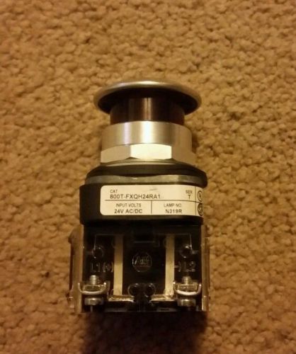 Allen Bradley 800T-FXQH24RA1 Series T Red Push-Pull LED Button