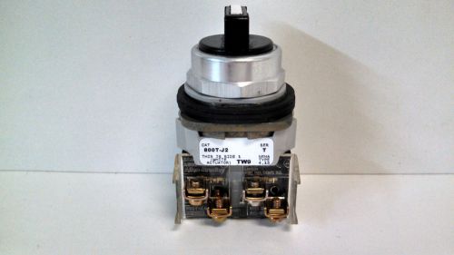 GUARANTEED! ALLEN-BRADLEY 3-POSITION SELECTOR SWITCH 800T-J2 800TJ2 SER. T