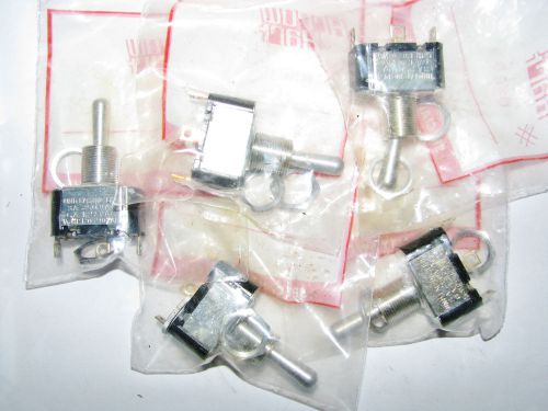 5 nos arrow bat switches spdt on-off-on 125v 5amp tube transistor amplifier part for sale