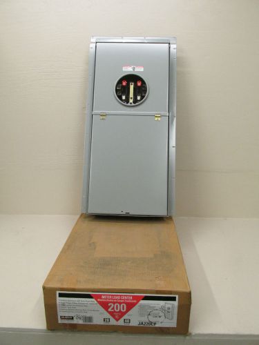 Nib murray ja220cf meter load center 200 a 120/240 v 1 ph 3r main breaker socket for sale