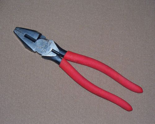 Crescent USA No 508 50-8” Lineman Plier Side Cutters Cushion Grip USA Red Handle