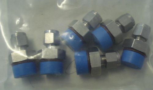 Swagelok ss-400-1-8stbt connector,1/4in tube od x 3/4in-16 male (lot of 6) for sale