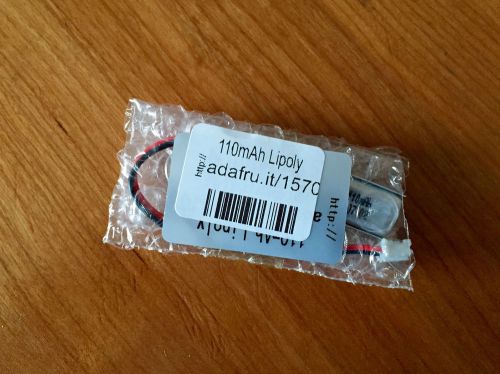 Lithium Ion Polymer 3.7v Rechargeable Battery 100mAh MPN 1570