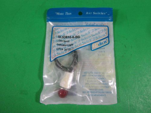 Electa Neon Indicator Light 125V -- SL53815-6-BG -- New