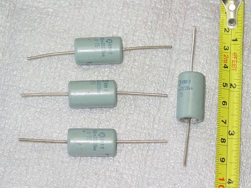 100pF 20kV High Voltage Capacitors KVI-2 NOS LOT OF 4 Pcs. Doorknob