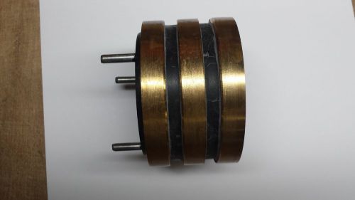 SLIP RING (3 POLE)  4-1/2&#034; O.D.  2-1/4&#034; BORE  2-3/4&#034; LENGTH ! FREE SHIPPING