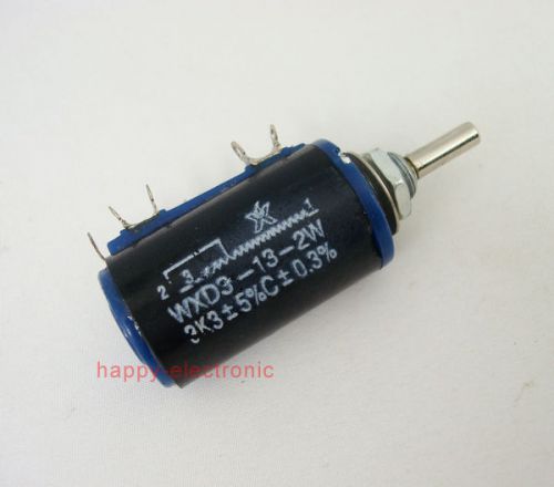 2PCS WXD3-13-2W Multi-Turn Wirewound Potentiometer 3.3k Ohm