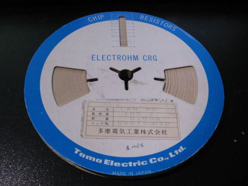 Reel of 5000 Resistors Electrohm 1 Meg Ohm 5% SMT NOS