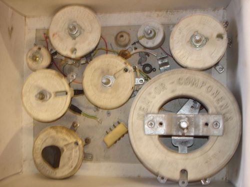 HUGE LOT OF VARIOUS RHEOSTATS OHMITE, MEMCOR, TRU-OHM