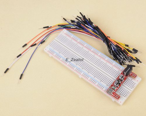 5V/3.3V Power Module + MB-102 Breadboard + 65pcs Jump Cable 165mm x 55mm x 10mm