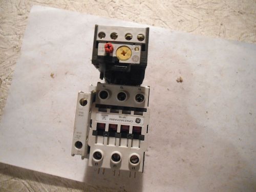 Ge cr453ad3abm contactor , rt12w overload  &amp; bcll20 contact - used for sale