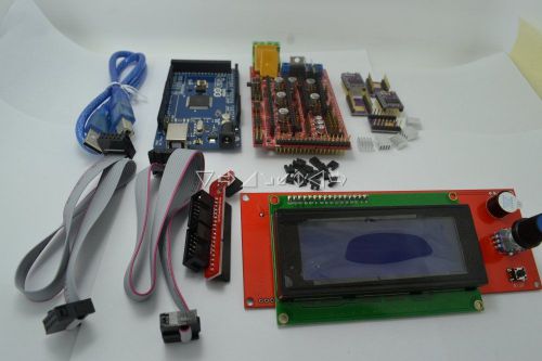 New 3d printer kit ramps 1.4 mega 2560 r3 2004 lcd controller 5x drv8825 driver for sale