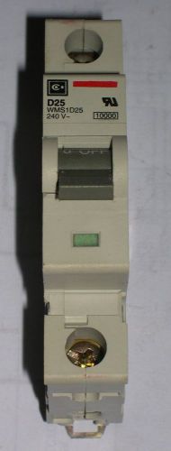 Eaton cutler hammer 25a circuit breaker, wms1d25 for sale