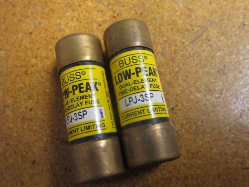 BUSS LOW PEAK LPJ-3SP Dual Element Time Delay Fuse