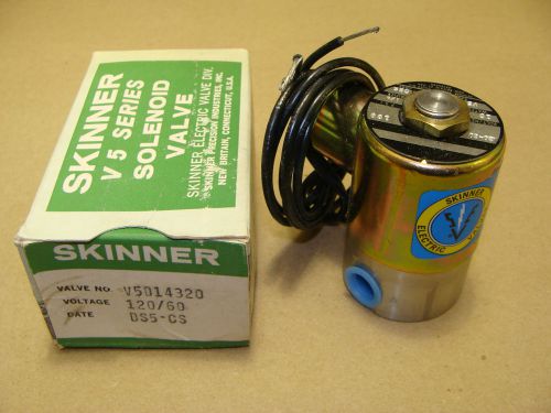 Nos honeywell / skinner v5d14320 c 2-way solenoid valve 120v 1/4&#034; npt 100 psi for sale