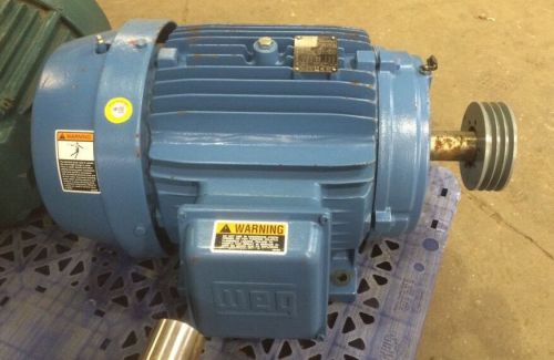 Weg W21 Severe Duty 254t 15hp 1760 Rpm 3 Phase 230/460/380 Electric Motor