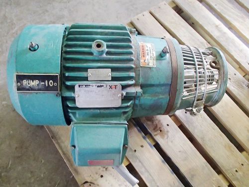 RELIANCE 7.5 HP MOTOR 3510 RPM, 230/460 VOLT, 3 PH, FRAME 213TC (USED)