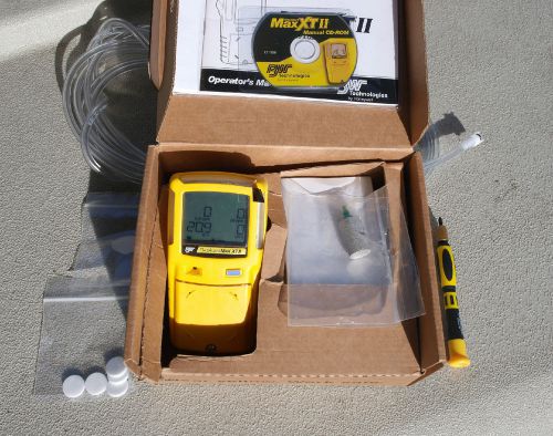 BW Gas Alert Max XT-II Gas Detector, New, Calibrated