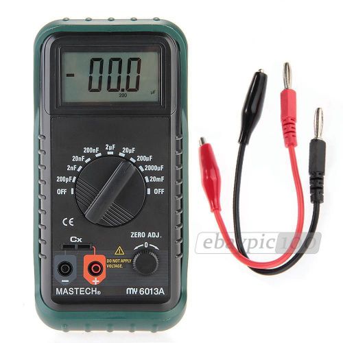 Portable Digital Capacitor Capacitance Tester Meter LCD Display