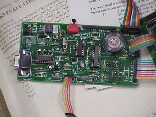 MC68HRC908JK3 Evaluation Experimenter hardware board w/ documentation schematics