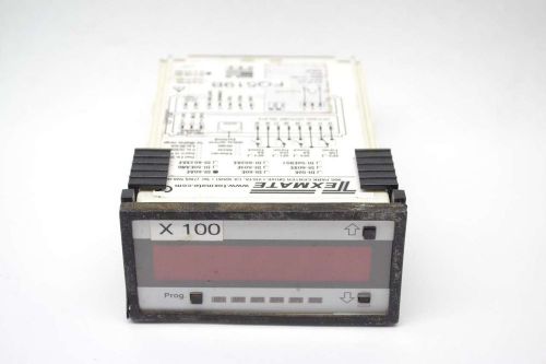 TEXMATE DI-60AE 6 DIGIT ALPHANUMERIC DISPLAY PANEL 85-265V-AC METER B416734